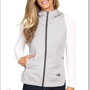 The North Face hooded vest